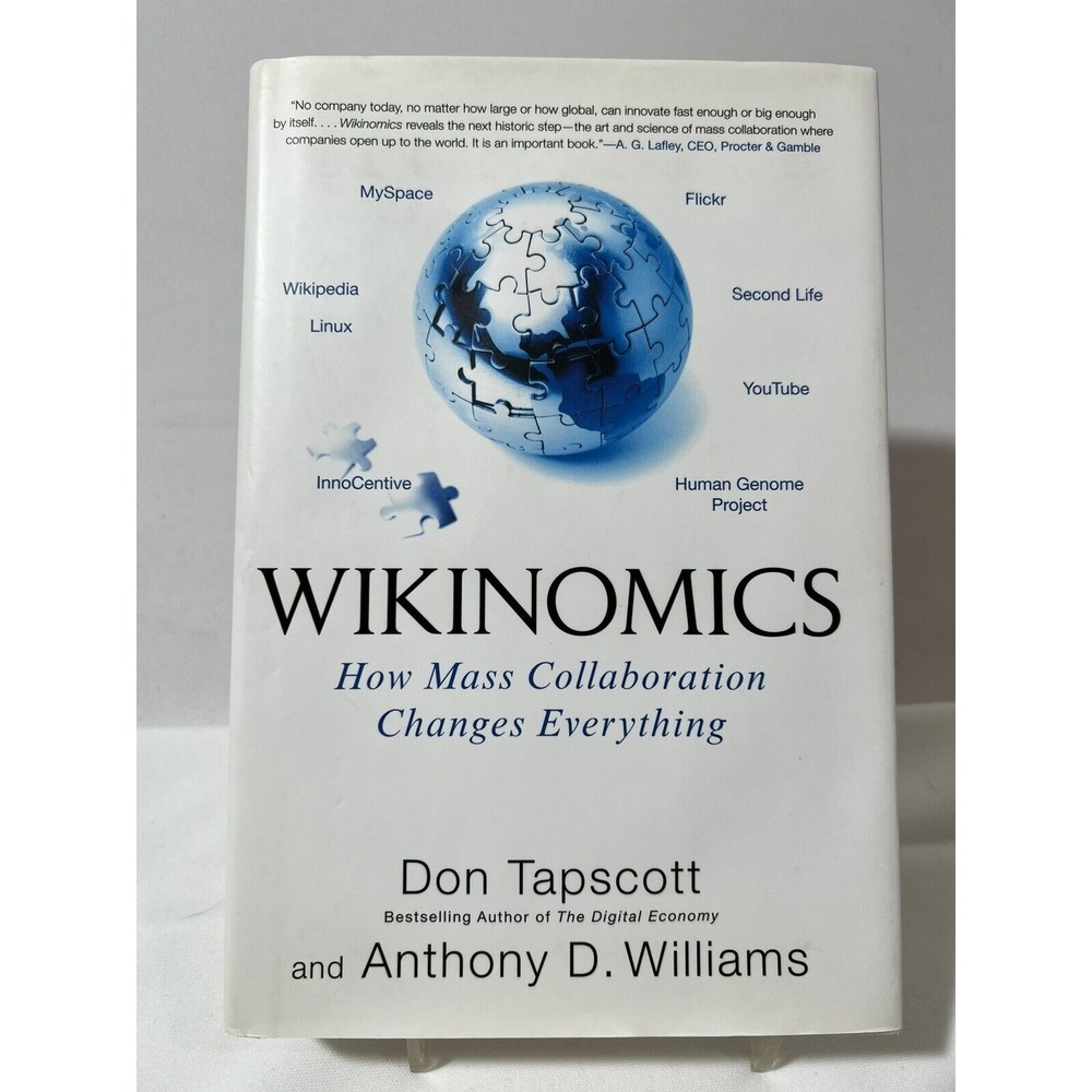 Wikinomics Hardcover Business Strategy Innovation Collaboration Leadership Book